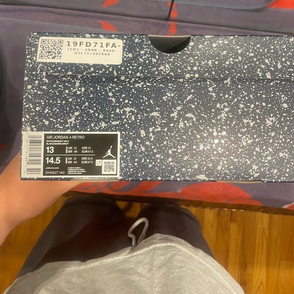 midnight navy jordan 4’s - Picture 2 of 7